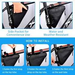 BOBILIFE - Bike Bicycle Triangle Frame Bag