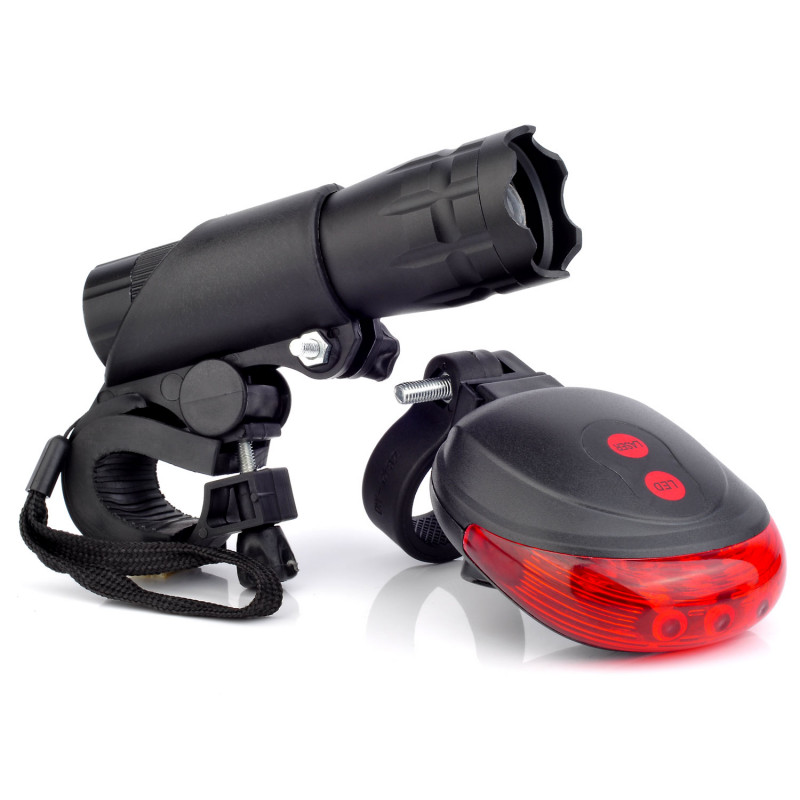 BOBILIFE Bike Headlight and Taillight with Safe Line Showing