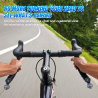 Bike Bar End Rear View Mirror 2 Pack