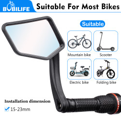 Bike Handlebar Bar End Rear View Mirror 2 Pack