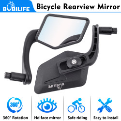 Bike Handlebar Bar End Rear View Mirror 2 Pack