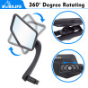 Bike Handlebar Bar End Rear View Mirror 2 Pack